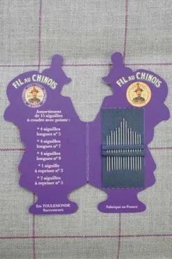 15 Aiguilles à Coudre Pochette Fil Au Chinois -artisanat Soldes Magasin 15 aiguilles a coudre pochette fil au chinois 2