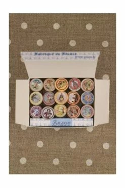 15 Bobines Bois Miniatures Boîte Sajou -artisanat Soldes Magasin 15 bobines bois miniatures boite sajou 3