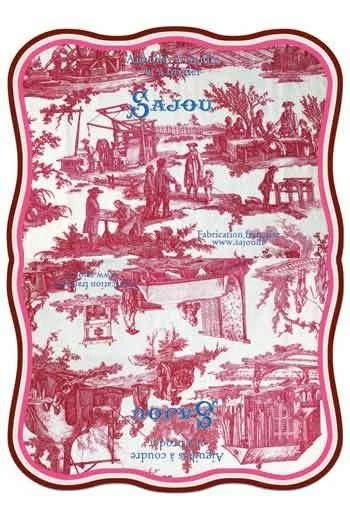 40 Aiguilles Couture-broderie Toile De Jouy 3 40 Aiguilles Couture-broderie Toile De Jouy – Image 3