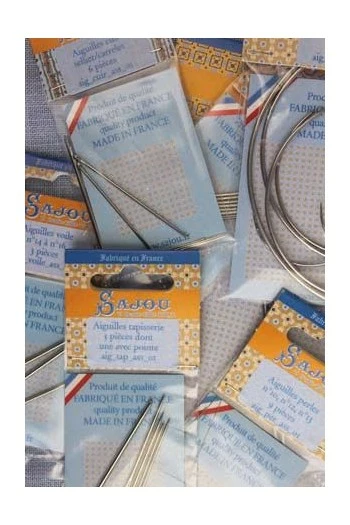 6 Aiguilles à Coudre Courbes Assortiment 2 6 Aiguilles à Coudre Courbes Assortiment – Image 2