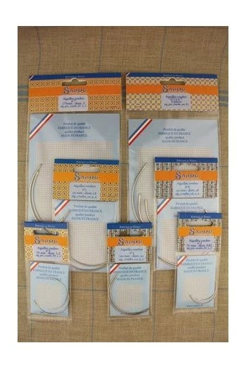 6 Aiguilles à Coudre Courbes Assortiment 3 6 Aiguilles à Coudre Courbes Assortiment – Image 3