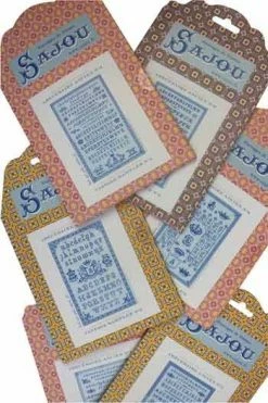 Abécédaires Anciens Lot 6 Grilles Point De Croix