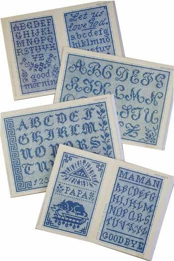 Album De Point De Croix Sajou Bleu N°2 1 Album De Point De Croix Sajou Bleu N°2