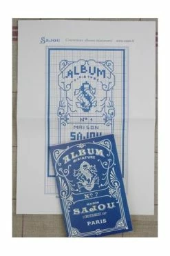 Album De Point De Croix Sajou Bleu N°5 -artisanat Soldes Magasin album de point de croix sajou bleu n5 2
