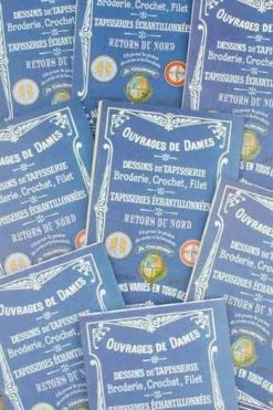 Album De Point De Croix Sajou Bleu N°5 -artisanat Soldes Magasin album de point de croix sajou bleu n5 5