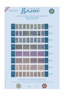 Album De Point De Croix Sajou Bleu N°6 -artisanat Soldes Magasin album de point de croix sajou bleu n6 3