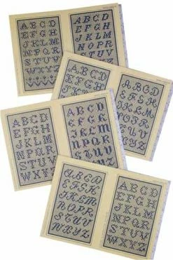 Album De Point De Croix Sajou Bleu N°8