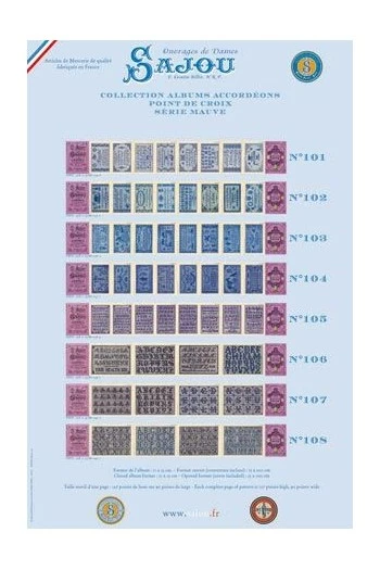 Album De Point De Croix Sajou Mauve N°102 6 Album De Point De Croix Sajou Mauve N°102 – Image 6