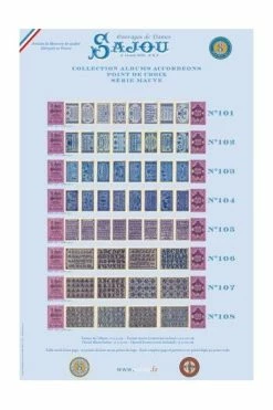 Album De Point De Croix Sajou Mauve N°103 -artisanat Soldes Magasin album de point de croix sajou mauve n103 5