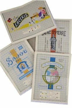 Album De Point De Croix Sajou Rouge N°909