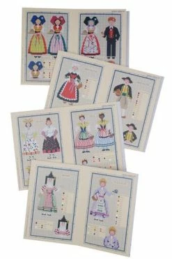 Album De Point De Croix Sajou Rouge N°913