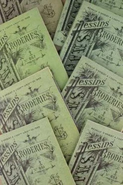 Album De Point De Croix Sajou Vert N°653 -artisanat Soldes Magasin album de point de croix sajou vert n653 2