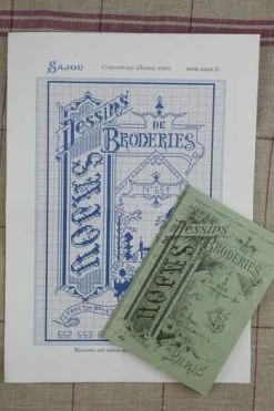 Album De Point De Croix Sajou Vert N°653 -artisanat Soldes Magasin album de point de croix sajou vert n653 4