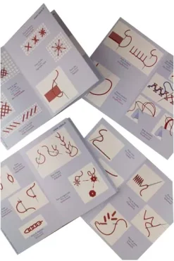 Album Points De Broderie Sajou Rouge N°916