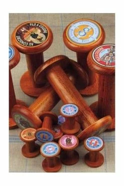 Bobine Bois à L'ancienne Sajou Orange -artisanat Soldes Magasin bobine bois a lancienne sajou orange 4