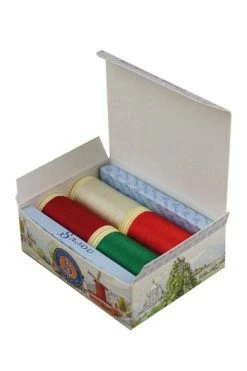 Boite 12 Coupons Tissus Sajou Rouges -artisanat Soldes Magasin boite 12 coupons tissus sajou rouges 4