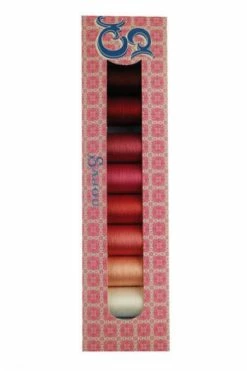 Boîte 8 Bobines Fil Coton Rose Shocking