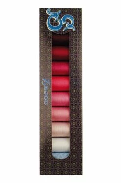 Boîte 8 Bobines Fil Polyester Rose Shocking