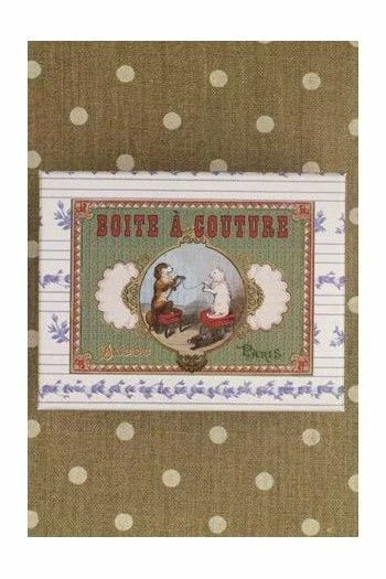 Boîte à Couture Vide Chien Et Chat Pelotant 3 Boîte à Couture Vide Chien Et Chat Pelotant – Image 3