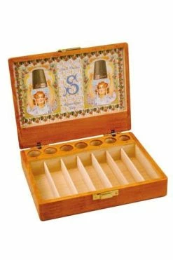 Boîte Bois Présentation Dés Et Ses Sept Dés