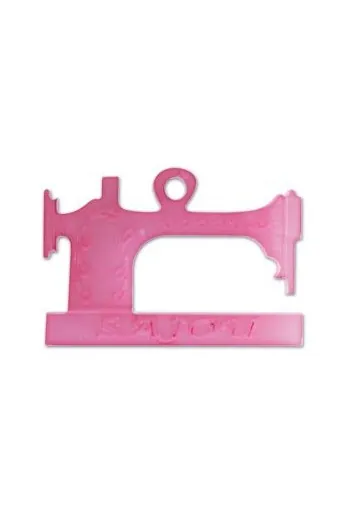 Breloque Bijou Machine à Coudre Façon Opaline Rose 1 Breloque Bijou Machine à Coudre Façon Opaline Rose