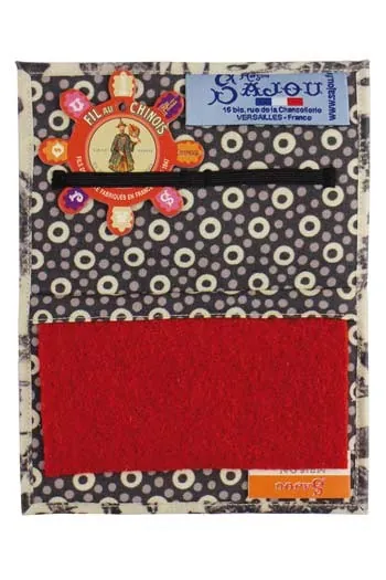 Carnet Porte Aiguilles Offrande Gris 1 Carnet Porte Aiguilles Offrande Gris