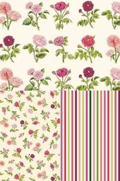 Carnet Porte Aiguilles Roses Joséphine 5 Carnet Porte Aiguilles Roses Joséphine -artisanat Soldes Magasin carnet porte aiguilles roses josephine 1