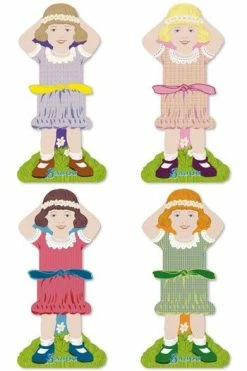 Cartes à Fil Petites Filles Famille 1 Complète