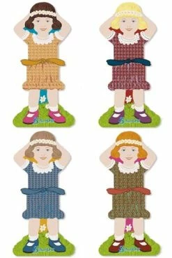 Cartes à Fil Petites Filles Famille 3 Complète