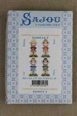 Cartes à Fil Petites Filles Famille 4 Complète -artisanat Soldes Magasin cartes a fil petites filles famille 4 complete 6