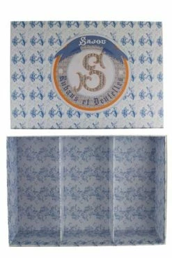 Cartes De Rubans Boîte Rangement 96 Cartes