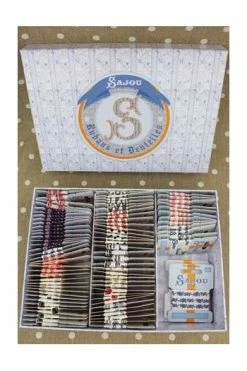 Cartes De Rubans Boîte Rangement 96 Cartes -artisanat Soldes Magasin cartes de rubans boite rangement 96 cartes 3