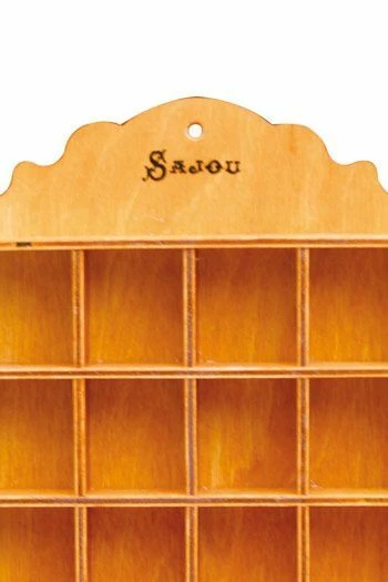 Casier En Bois Collection De Dés à Coudre 2 Casier En Bois Collection De Dés à Coudre – Image 2