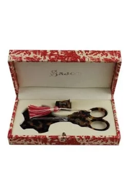 Ciseaux Broderie écaille S Nécessaire Jouy Rouge
