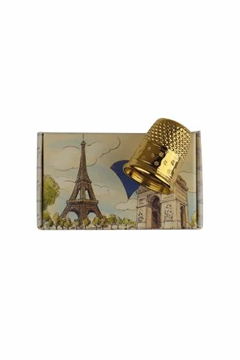 Dé à Coudre Laiton Doré Taille 2 - 16,1 Mm 3 Dé à Coudre Laiton Doré Taille 2 - 16,1 Mm – Image 3