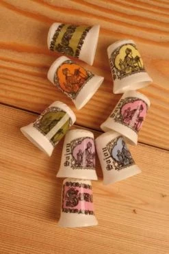 Dé De Porcelaine Blanche Fil Au Conscrit 14 Dé De Porcelaine Blanche Fil Au Conscrit -artisanat Soldes Magasin de de porcelaine blanche fil au conscrit 6