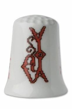 Dé De Porcelaine Blanche Lettre J