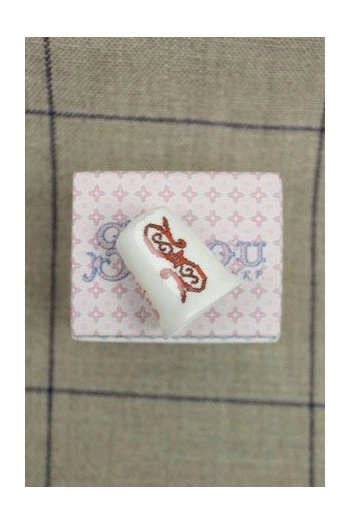 Dé De Porcelaine Blanche Lettre S 5 Dé De Porcelaine Blanche Lettre S – Image 5