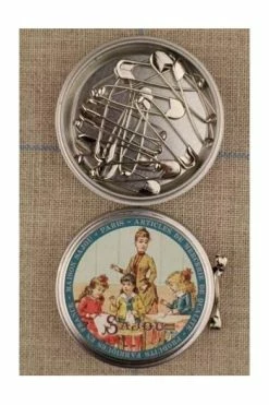 Epingles Nourrice Dorées Et Chromées Boites Métal -artisanat Soldes Magasin epingles nourrice dorees et chromees boites metal 3