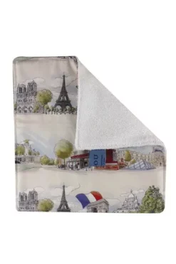 Essuie-mains éponge Belle Ville De Paris