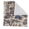 Essuie-mains éponge Toile De Jouy Grise
