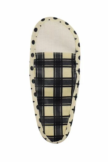 Etui Porte-ciseaux Toile Cirée Carreaux Noirs - M 2 Etui Porte-ciseaux Toile Cirée Carreaux Noirs - M – Image 2