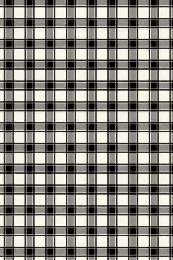 Etui Porte-ciseaux Toile Cirée Carreaux Noirs - M 4 Etui Porte-ciseaux Toile Cirée Carreaux Noirs - M – Image 4