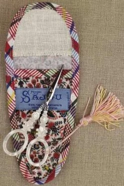 Etui Porte-ciseaux Toile Cirée Coquecigrues - M -artisanat Soldes Magasin etui porte ciseaux toile ciree coquecigrues m 2