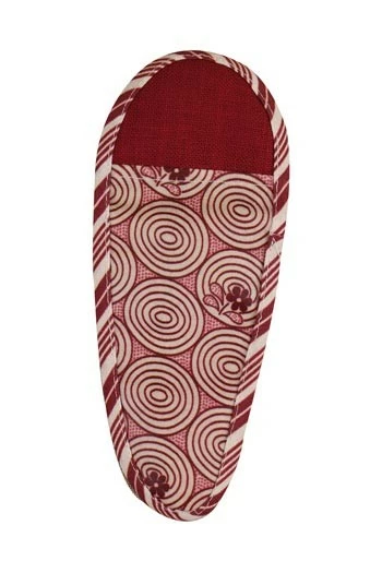Etui Porte-ciseaux Toile Cirée Jouy Bordeaux - M 2 Etui Porte-ciseaux Toile Cirée Jouy Bordeaux - M – Image 2