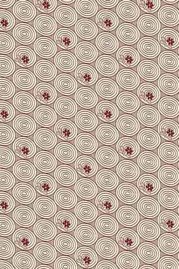 Etui Porte-ciseaux Toile Cirée Jouy Bordeaux - M 4 Etui Porte-ciseaux Toile Cirée Jouy Bordeaux - M – Image 4