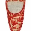 Etui Porte-ciseaux Toile Cirée Jouy Rouge - M