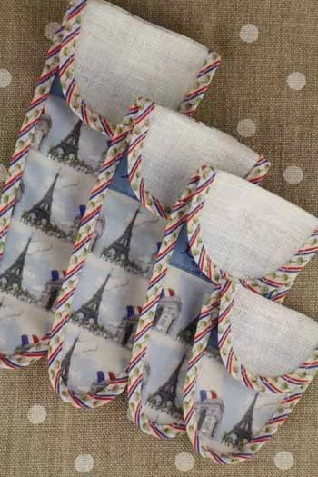 Etui Porte-ciseaux Toile Cirée Paris - L 5 Etui Porte-ciseaux Toile Cirée Paris - L – Image 5