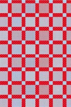 Etui Porte-ciseaux Toile Cirée Patchwork - M -artisanat Soldes Magasin etui porte ciseaux toile ciree patchwork m 3