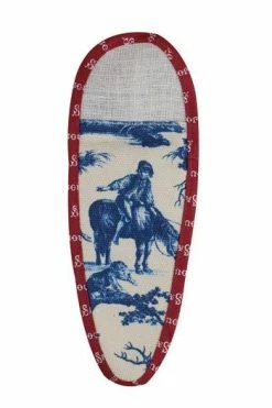 Etui Porte-ciseaux Toile De Jouy Bleue-bordeaux - XL -artisanat Soldes Magasin etui porte ciseaux toile de jouy bleue bordeaux xl 1